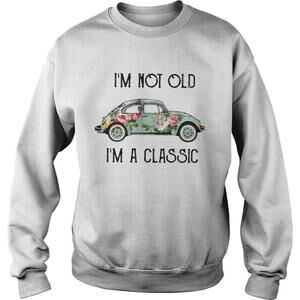 Im Not Old Im A Classic Floral Volkswagen Beetle Shirt